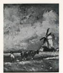 Constable, John , - Paesaggio con mulino a vento