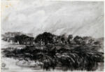 Constable, John , Studio di paesaggio con alberi -