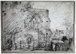 Constable, John , Studio di interno di una cattedrale