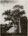 Crome, John , A Woody Landscape at Colney