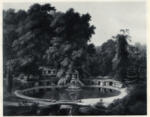 Daniell, Thomas , A view of the Temple, Fountain and Cave in Sezincote Park