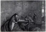Doyle, Richard , Rumplestiltskin playing a game of chess -