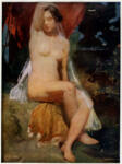 Etty, William , Woman at a Fountain