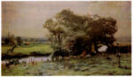 Farquharson, David , Haytime in the Langdales -