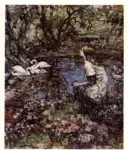 Hornel, Edward Atkinson , Feeding the Swans