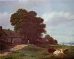 Knox, John , A cottage by a river