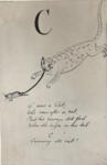 Lear, Edward , The autograph manuscript (drawings and verses) of a nonsense alphabet -