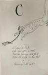 Lear, Edward , The autograph manuscript (drawings and verses) of a nonsense alphabet