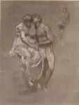 Leighton, Frederic , Study for "Wedded"
