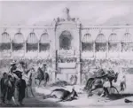Lewis, John Frederick , A bull-fight in Seville