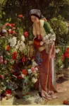 Lewis, John Frederick , In the Bey's garden