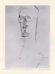 Lewis, Wyndham , Portrait Study of "Mad James Joyce"