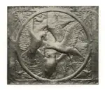 MacKenzie, J. D. , Copper plaque for the Newlyn Art Gallery -