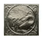 MacKenzie, J. D. , Copper plaque for the Newlyn Art Gallery -