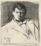 May, Phil , Portrait sketch of Frank Brangwyn -