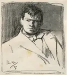 May, Phil , Portrait sketch of Frank Brangwyn