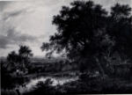 Nasmyth, Patrick , A Wooded Lanscape with a Pond -