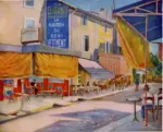 Potter, Frank , Caf&egrave; at Arles -