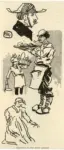 Richards, Frank , Sketches in the fruit market