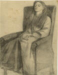 Rossetti, Dante Gabriele , Giovane donna in poltrona