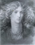 Rossetti, Dante Gabriele , Testa di ragazza