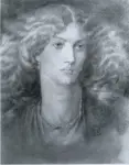 Rossetti, Dante Gabriele , Testa di ragazza