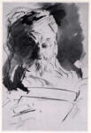 Sargent, John Singer , A Portrait of Rodin Reading -