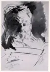 Sargent, John Singer , A Portrait of Rodin Reading