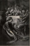 Shields, Frederic J. , Christ washing Peter's Feet -