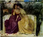 Solomon, Simeon , Sapho and Erinna in the Garden Mytelene