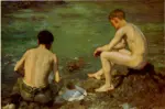 Tuke, Henry Scott , Three Companions