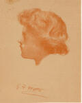 Watts, George Frederick , - Studio di testa