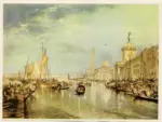 Turner, Joseph Mallord William , Venezia: Dogana e san Giorgio Maggiore
