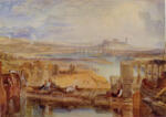Turner, Joseph Mallord William , Lancaster from the aqueduct