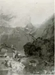 Turner, Joseph Mallord William , The Valley of Cluses, The Aiguillette