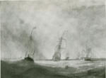 Turner, Joseph Mallord William , The city of Utrecht, a '64 going to sea -