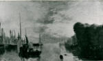 Turner, Joseph Mallord William , Bateaux sur la Medway -
