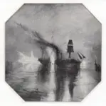 Turner, Joseph Mallord William , La sepoltura in mare di David Wilkies dalle rocce di Gibilterra