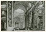 Turner, Joseph Mallord William , The interior of St Peters