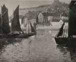 Wells Sanderson, John , Fishing boat leaving whitby"" -