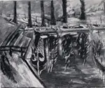 Bomberg, David , Barges on the canal