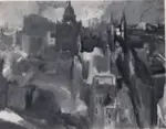 Bomberg, David , Evening in the city, London