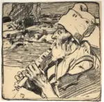 Brangwyn, Frank , The Goat-herd