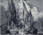 Brangwyn, Frank , Venetian fishing boats