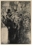 Brangwyn, Frank , Die trinker in der weinschenke