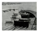 Churchill, Winston , Study of Boats (French Riviera) -