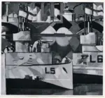 Fergusson, John Duncan , Submarines and camouflaged battleship -