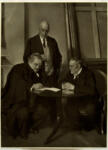 Gunn, H. James , Conversation Piece: Hilaire Belloc, G.K. Chesterton and Maurice Baring