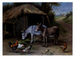 Hunt, Edgar , A Farmyard Picnic -