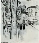 Hunter, George Leslie , Strada in Francia